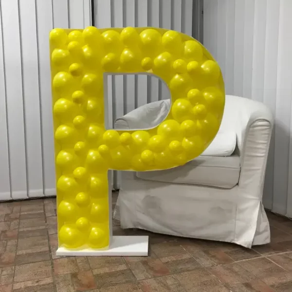 Les Ballons de Louce - Ballon géant lettre P