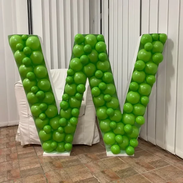 Les Ballons de Louce - Ballon géant lettre W