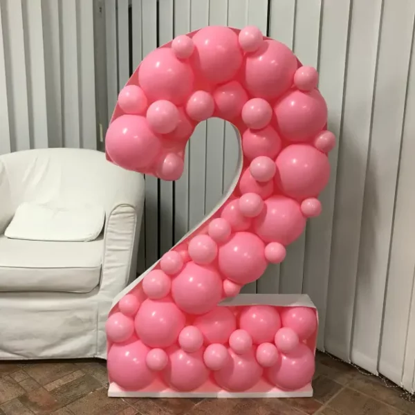 Les Ballons de Louce - Ballon géant chiffre 2