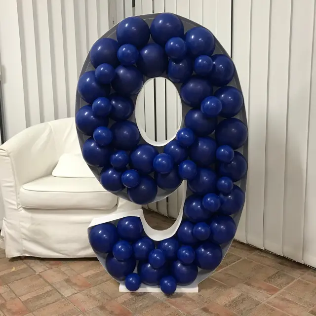 Les Ballons de Louce - Ballon géant chiffre 9