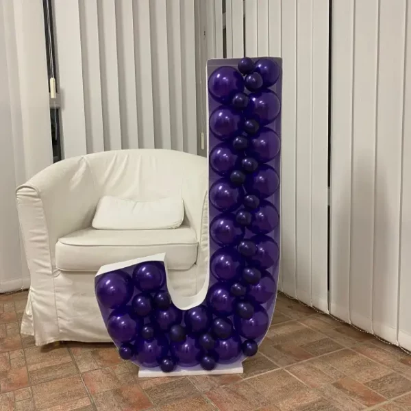 Les Ballons de Louce - Ballon géant lettre J