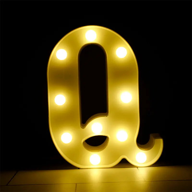 Les Ballons de Louce - Lettre lumineuse à LED - Q